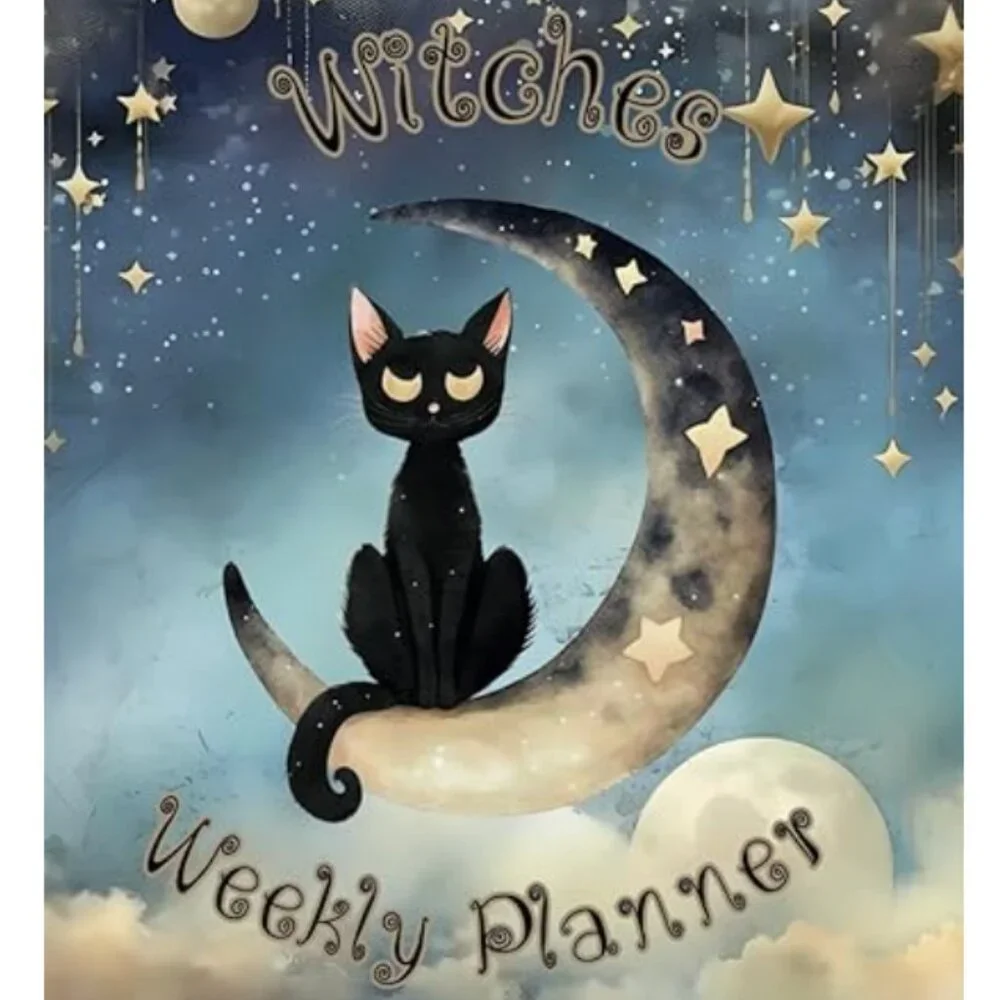 Witches Weekly Planner: Undated, 52 Weeks, Weekly Tarot/Oracle